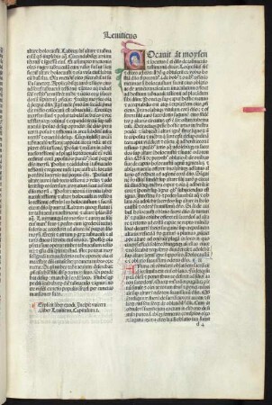 Biblia latina, 1479 : Blatt (fol.33 recto) aus: Biblia latina. Venedig, 1479. Dresden: SLUB Ink.2876.2