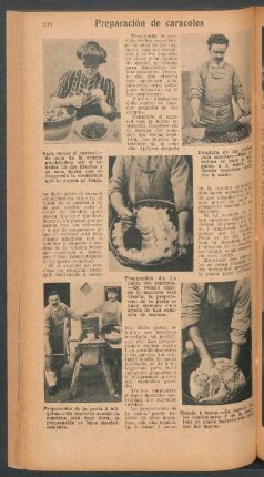 Preparación de caracoles