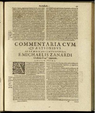 Commentaria cum Quaestionibus in praedicabilia Porphyrii.