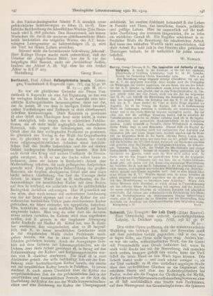 148 [Rezension] Barry, George Duncan, The Inspiration and Authority of Holy Scripture