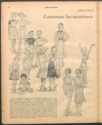 Comienzan las vacaciones [Dibujos] : Para la mujer