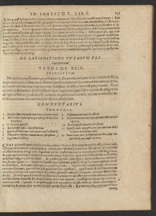 De Satisdatione Tutorum Vel Curatorum. Titulus XXIV.