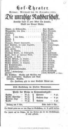 Die unruhige Nachbarschaft
