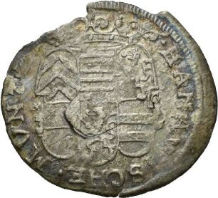 Halbbatzen des Grafen Friedrich Casimir von Hanau-Lichtenberg, 1671
