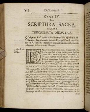 Sectio I. Theoremata Didactica.