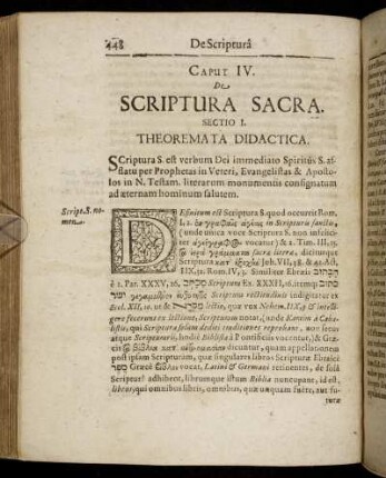 Sectio I. Theoremata Didactica.