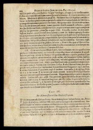 Cap. IV. De Administratoribus Universitatum.