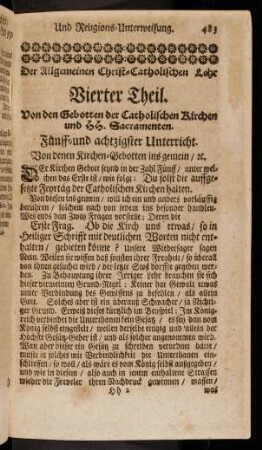 483-487, 85. Von denen Kirchen-Gebotten insgemein