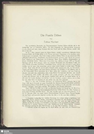 Die Familie Düben