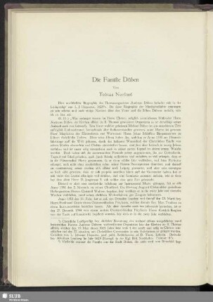 Die Familie Düben