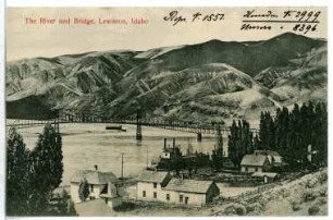 Lewiston, Idaho. The River and Bridge