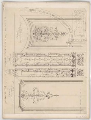 Thiersch, Friedrich von; München; Justizpalast - Ornamente (Details)