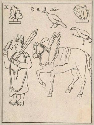 X Har; Teil von Blatt 7 aus: Cérémonies et coutumes religieuses des peuples idolatres, Vol. I.2