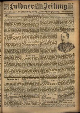 Ausgabe vom Dienstag, den 03. September 1901.