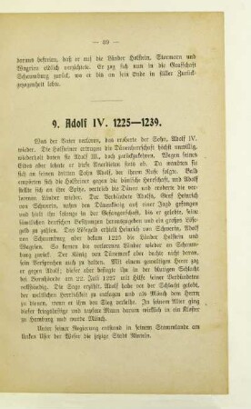 9. Adolf IV. 1225-1239