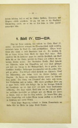 9. Adolf IV. 1225-1239