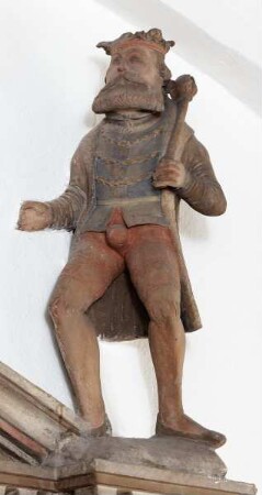 Gekrönter mit Zepter