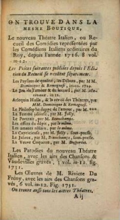 Le Phénix : Comédie en un acte avec un divertissement