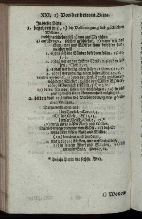 XXI. Von der dritten Bitte. - XXX. Von dem Amt der Schlüssel.