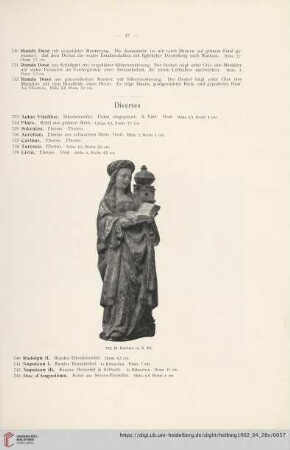 Diverses (Nr. 733-764a)
