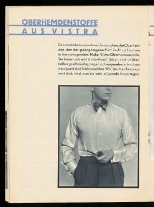 Oberhemdenstoffe aus Vistra