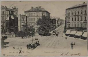 Leipzig : Westplatz und Promenadenstrasse