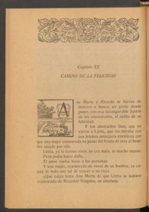 Capítulo XX - Camino de la felicidad