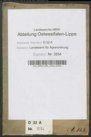 Altenbeken, Krs. Paderborn. Ablösung