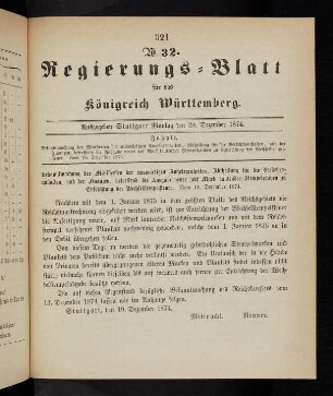 321-324, Nr. 32, 28. Dezember 1874