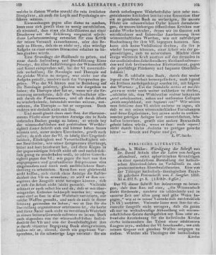 Sengler, J.: Würdigung der Schrift von Dr. David Schulz über die Lehre vom heiligen Abendmahl. Mainz: Müller 1830