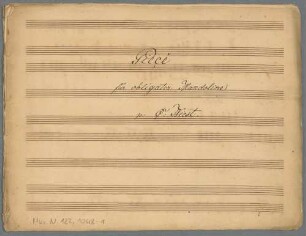 Piece | für obbligate Mandoline | p: C: Niest. - BSB Mus.N. 122,1048-1