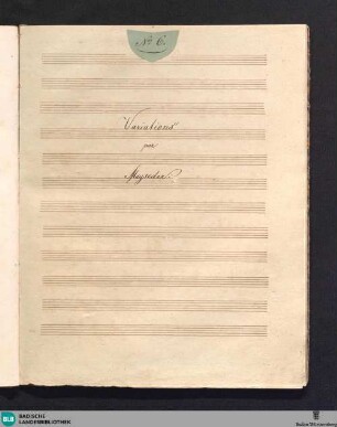 Variations concertantes sur un thème favori du ballet Nina : pour le pianoforte et violon; oeuvre 20