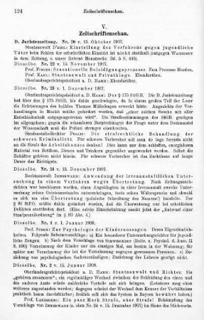 124-126, V. Zeitschriftenschau