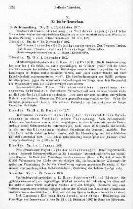 124-126, V. Zeitschriftenschau