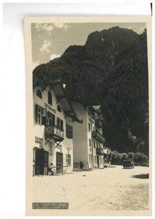Hotel Hochfinstermünz mit Fluchtwand in Tirol