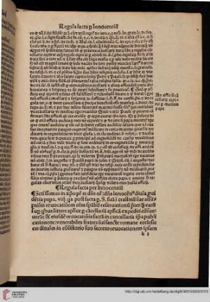 Regula facta per Innocentium