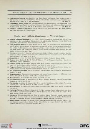 Buch- und Bildnis-Miniaturen – Verschiedenes (Nr. 336-373)