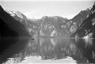 Königsee: der Königsee mit steinernem Meer