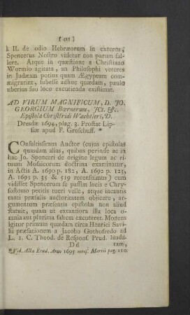 Ad... D. Jo. Georgium Boernerum