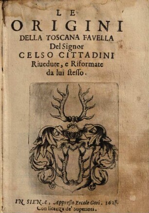 Le Origini Della Toscana Favella
