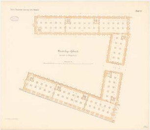 Neue Packhofanlage, Berlin-Moabit: Niederlagegebäude: Grundriss Kellergeschoss 1:200
