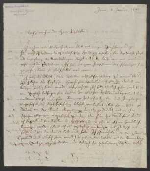Brief an Jacob Grimm : 04.01.1841