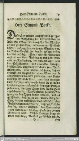 Herr Edmund Burke