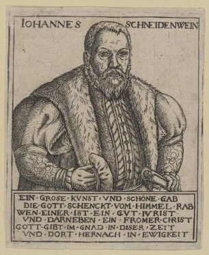 Bildnis des Iohannes Schneidenwein