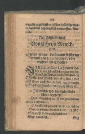 Der Eilffte Articul - Der zwantzigste Articul.