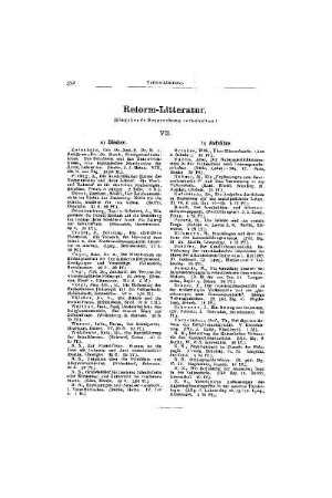 Reform-Litteratur