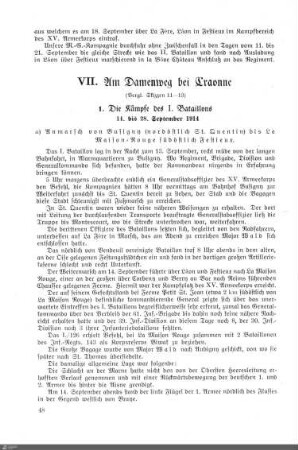 VII. Am Damenweg bei Craonne