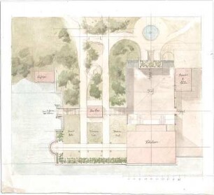 Bühlmann, Josef; Fürstliche Villa am See - Grundriss 1. OG