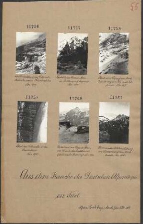 Geschütze am Sasso di Stria in Richtung auf Lagazuoi