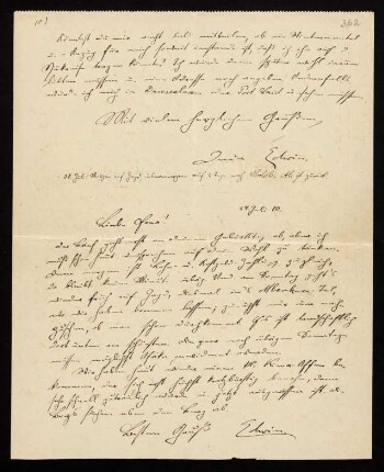 Brief an Erna, 29.07.1910, o.O.